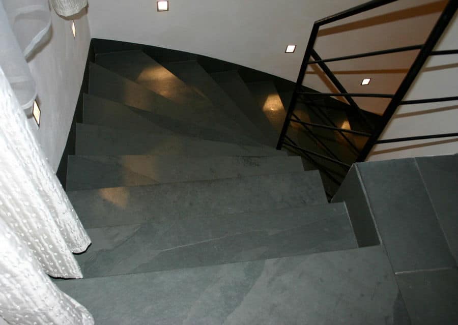 Slate staircase