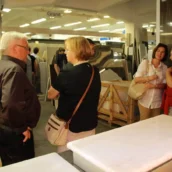 Guided tour of the large panel hall