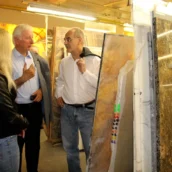 Large stone slabs