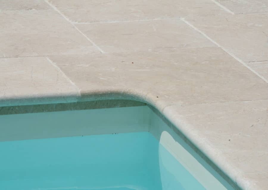 Pool Edging Stones Limestone Levante Crema Swimming Pool