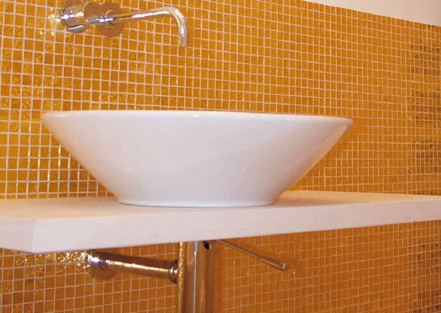 Gold Mosaic Bathroom