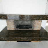 Fireplace stone slab