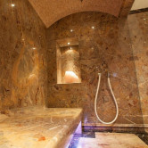 Luxury steam bath marble