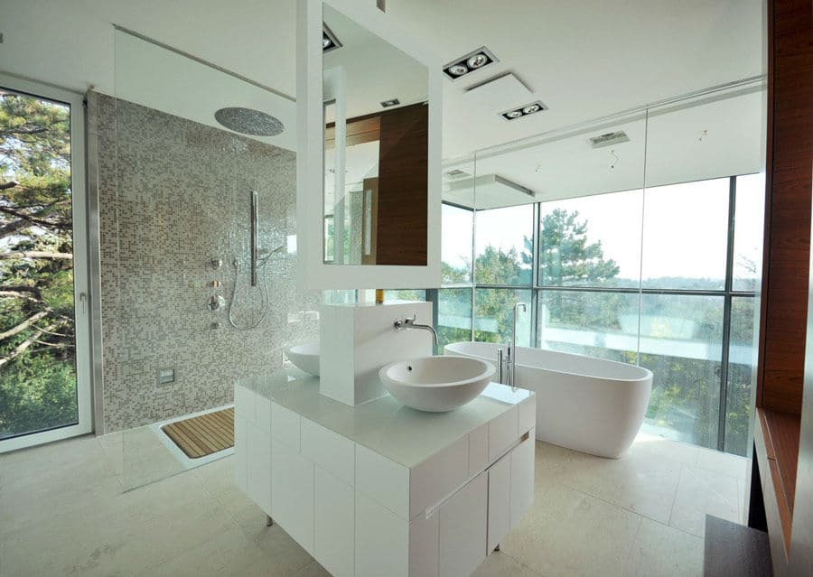 Luxury bathrooms all bright modern