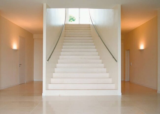 Interior stone staircases - SCHUBERT STONE - Natural stone, porcelain ...
