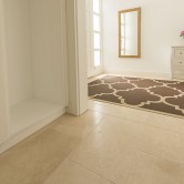 Limestone floor