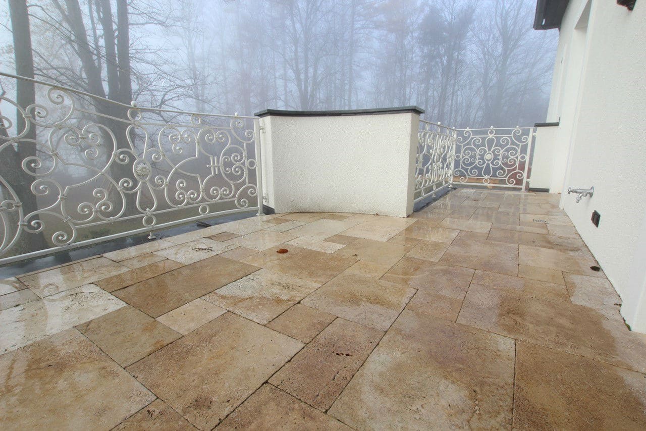 natural stone in winter