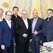 Michael Fürst (Dornbracht Österreich) Karl Hessl, Michael Dania, Thomas Schubert, Marcus Schulz (Vitra Österreich) Martin Steininger
