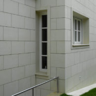 Fassade mit Kalkstein gestockt-5
