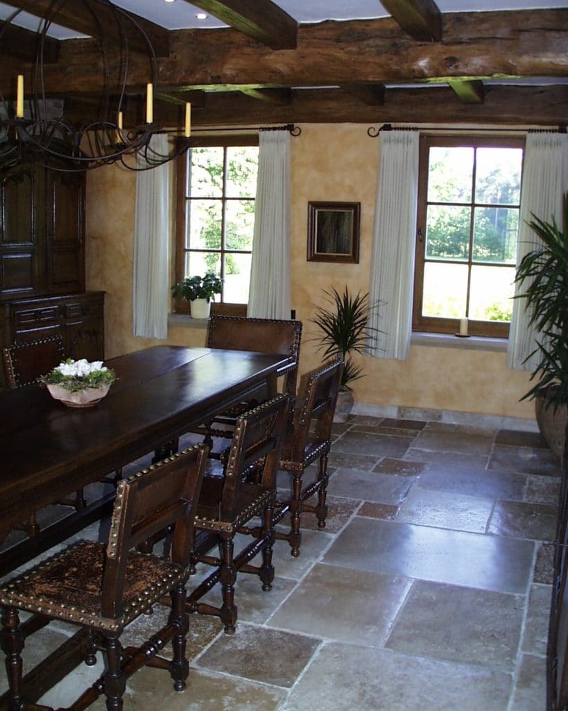 Historic limestone floor-6