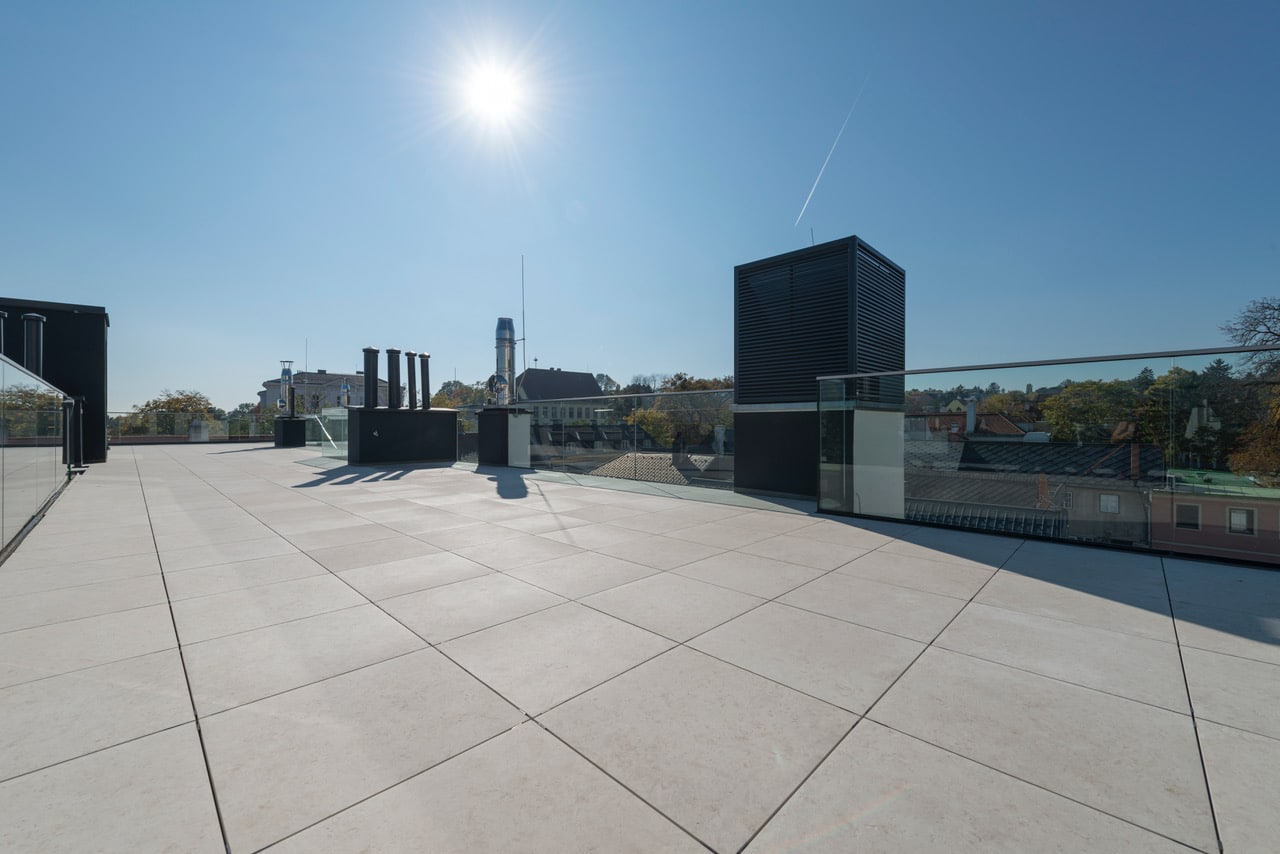 Roof terrace with 2cm techno stone - 05